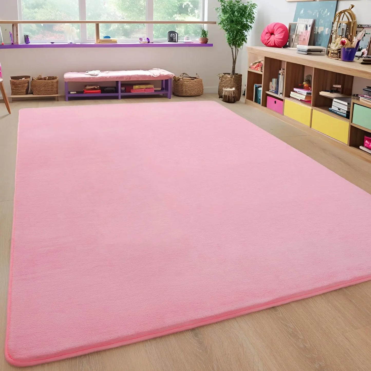 Modern coral velvet non-slip carpet for living room bedroom and home decor