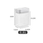 Transparent airtight pasta storage container for spaghetti noodles grains and pantry food storage