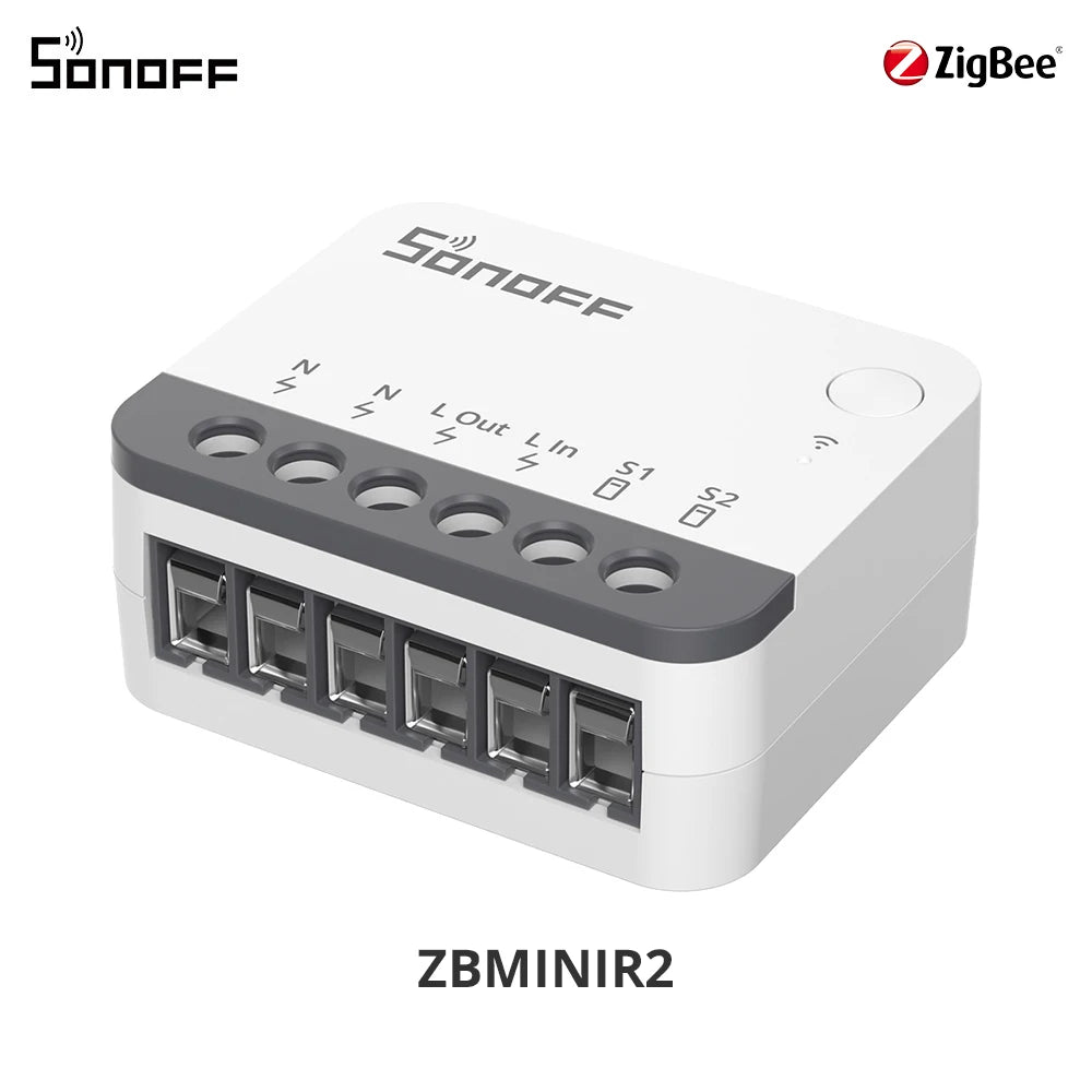 SONOFF ZBMINIR2 Extreme Zigbee smart switch relay for home automation and lighting control