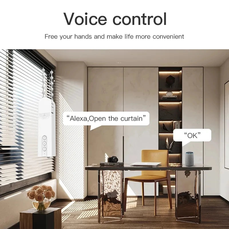 USB WiFi smart blind motor with app control for electric roller shutter and window blinds