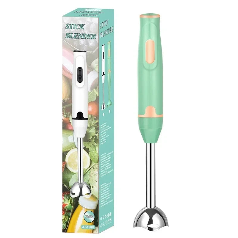 400W green immersion hand stick blender electric food and vegetable grinder