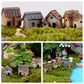 DIY fairy garden resin miniature accessories for dollhouse terrarium flower pot and home garden decor