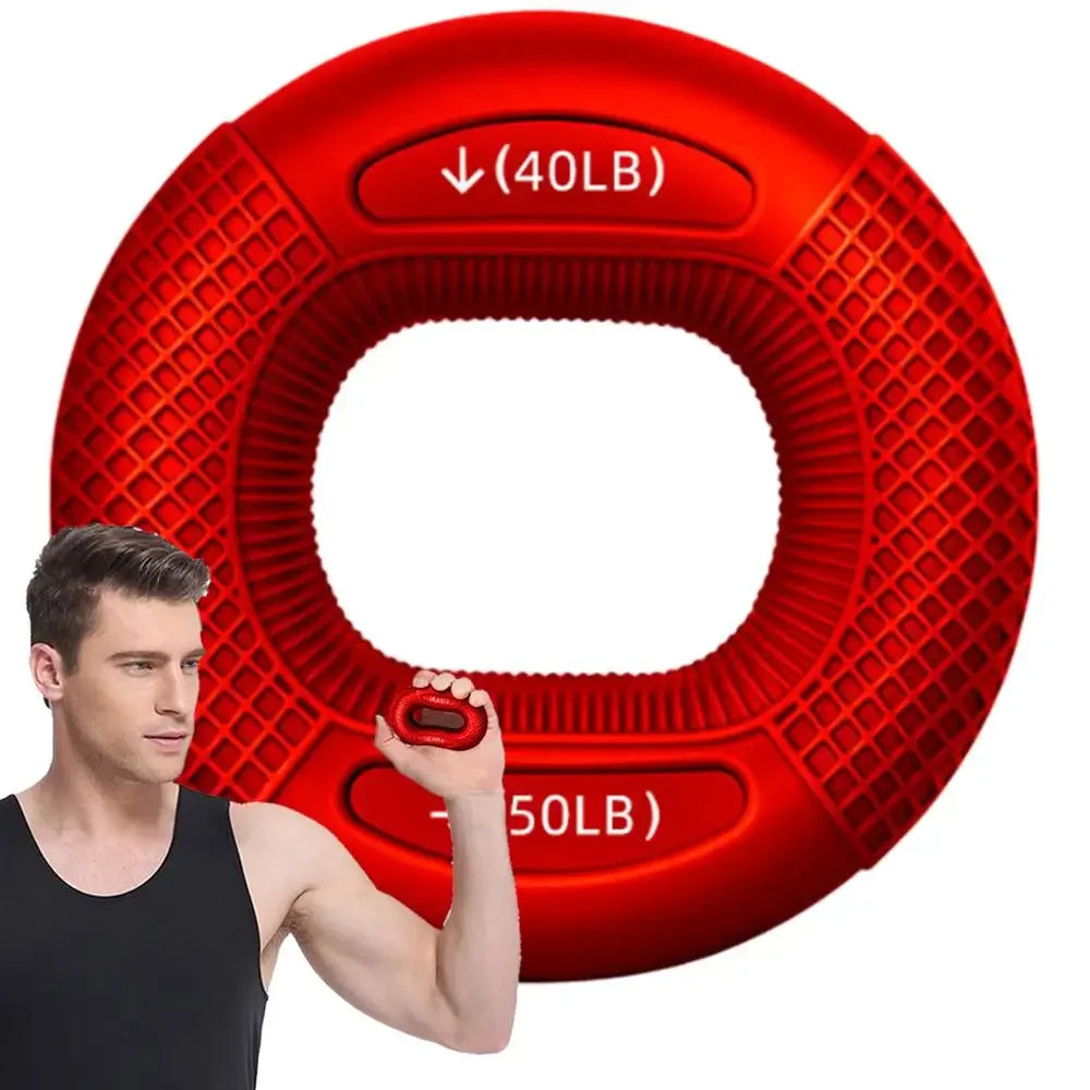 Silicone Hand Grip Strengthener Ring for Finger & Wrist Exercise