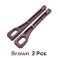 2PCS black rubber car seat gap filler console organizer storage box