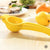 Manual lemon lime squeezer stainless steel citrus press juicer with built-in filter