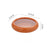 Reusable fruit storage container covers with retractable film seal for fresh food preservation