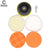 Car body polishing pad kit with sponge wool pads back plate and drill adapter for waxing and scratch cleaning