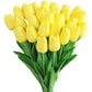 10pcs realistic artificial tulip flowers bouquet for vase home decor wedding birthday bridal shower and party decoration