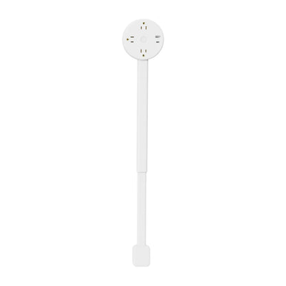 180 degree rotating power outlet extender with USB-A USB-C and 3 AC outlets