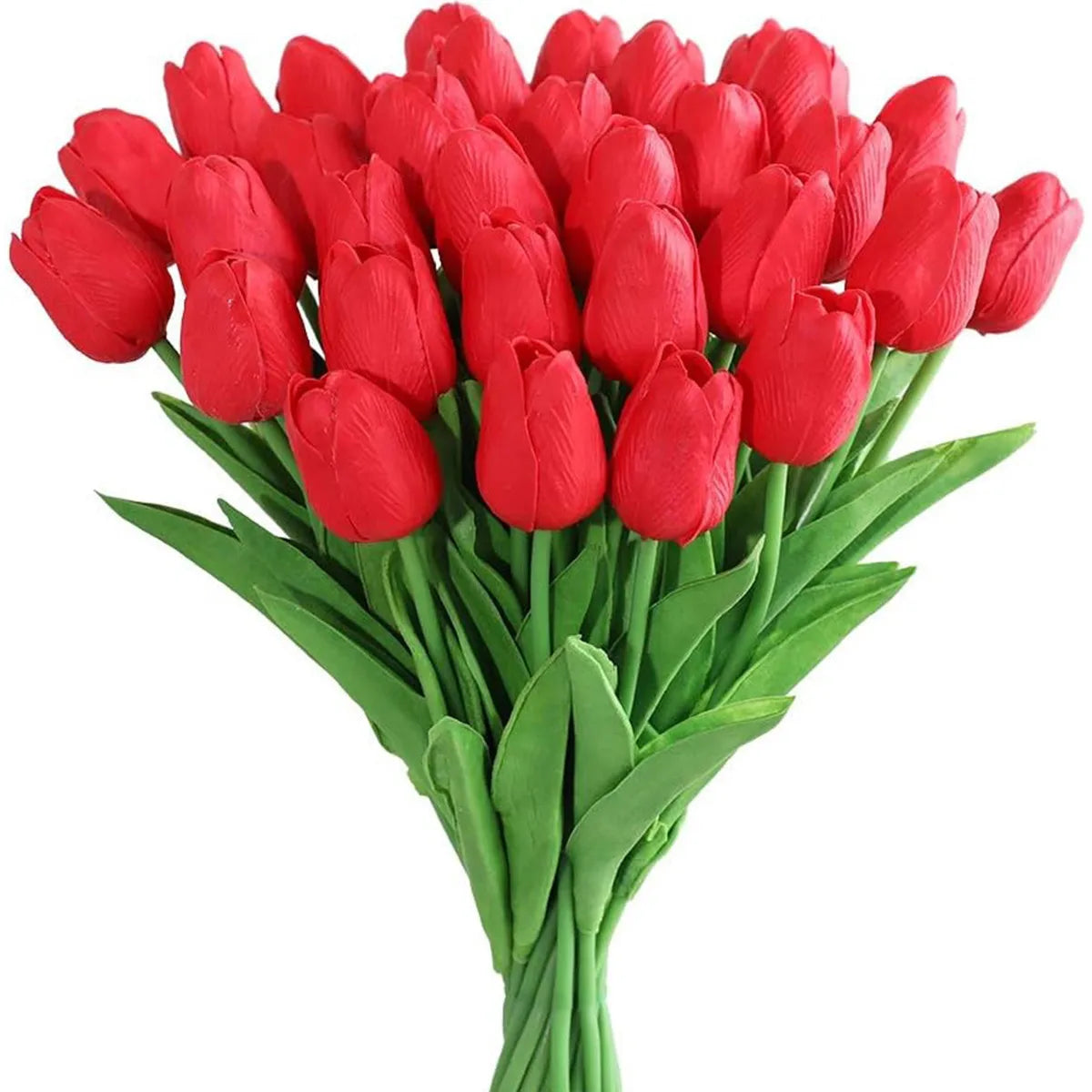 10pcs realistic artificial tulip flowers bouquet for vase home decor wedding birthday bridal shower and party decoration