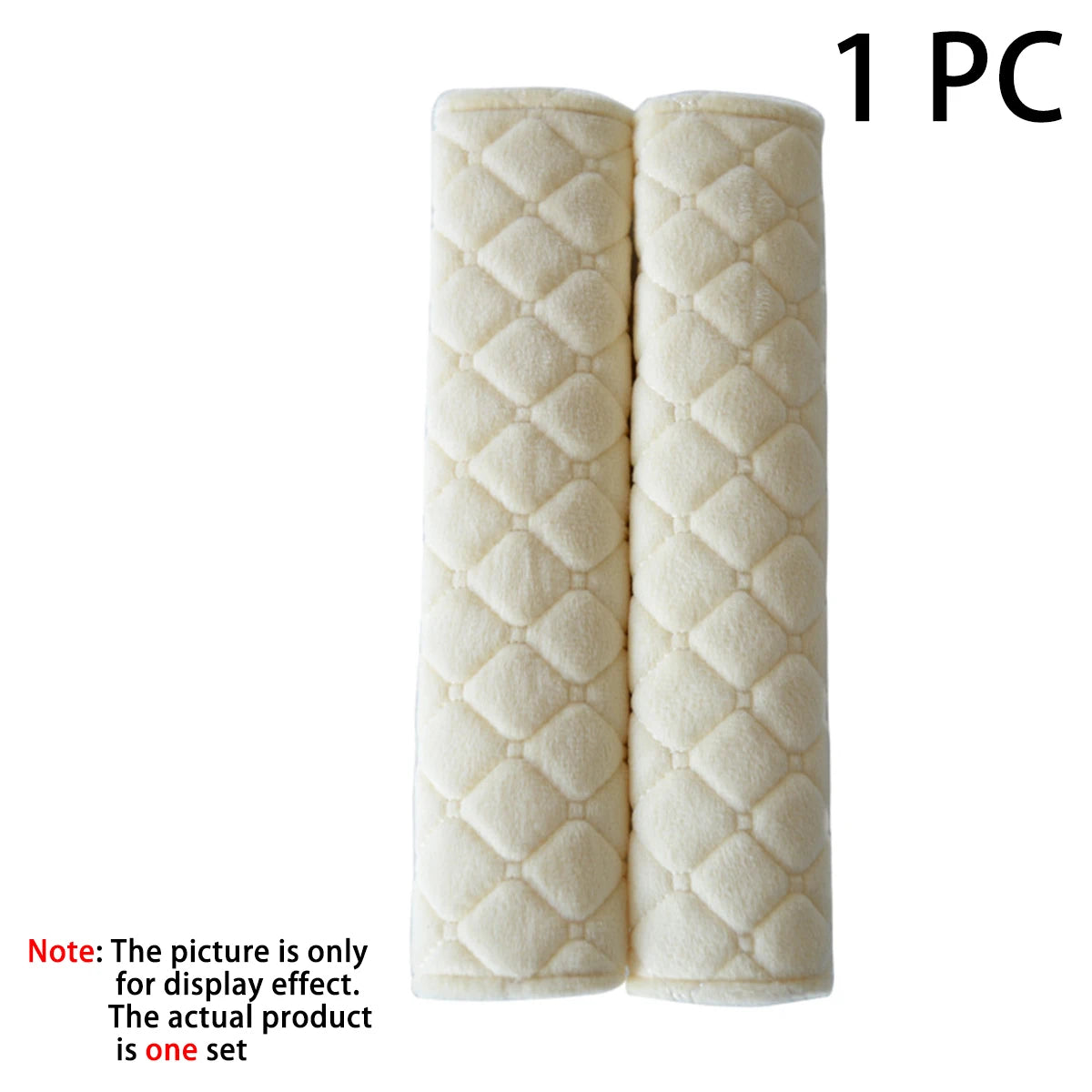 Soft plush car seat belt shoulder pad cover for comfortable driving