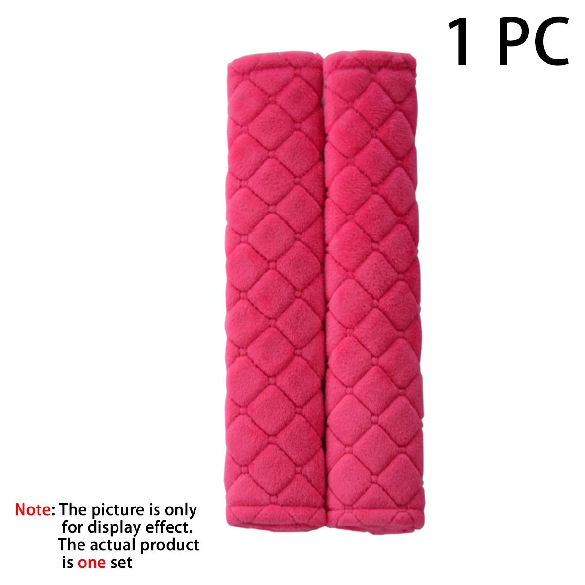 Soft plush car seat belt shoulder pad cover for comfortable driving