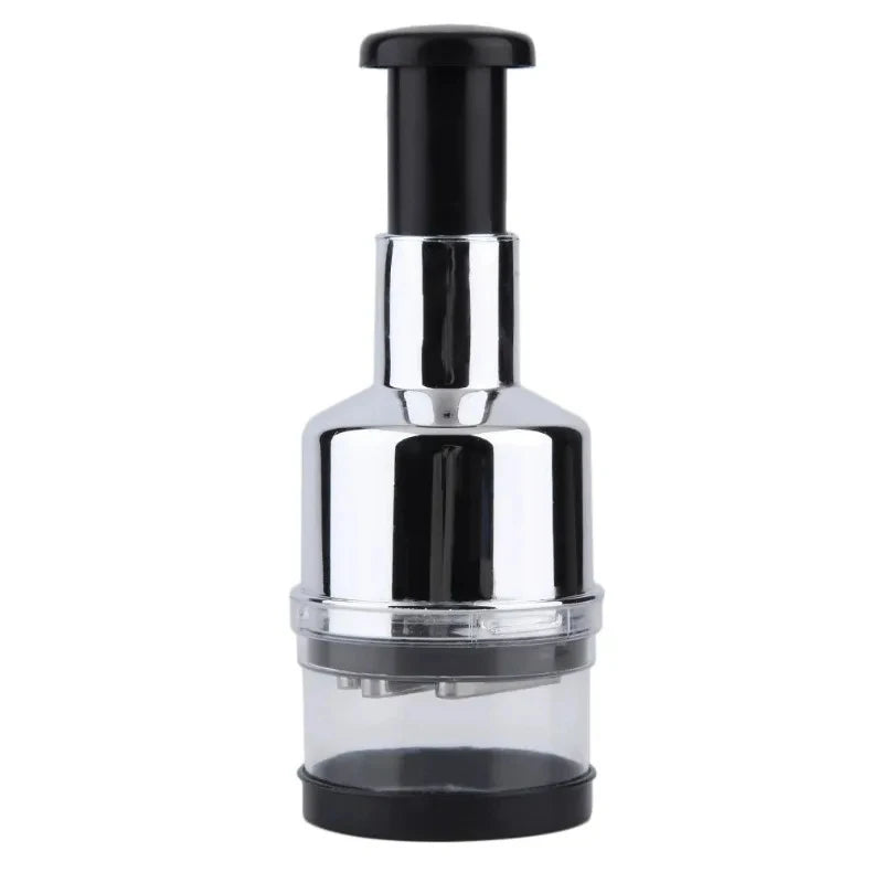 Stainless steel manual hand chopper vegetable slicer garlic press mini kitchen mincer