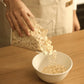 Transparent airtight pasta storage container for spaghetti noodles grains and pantry food storage