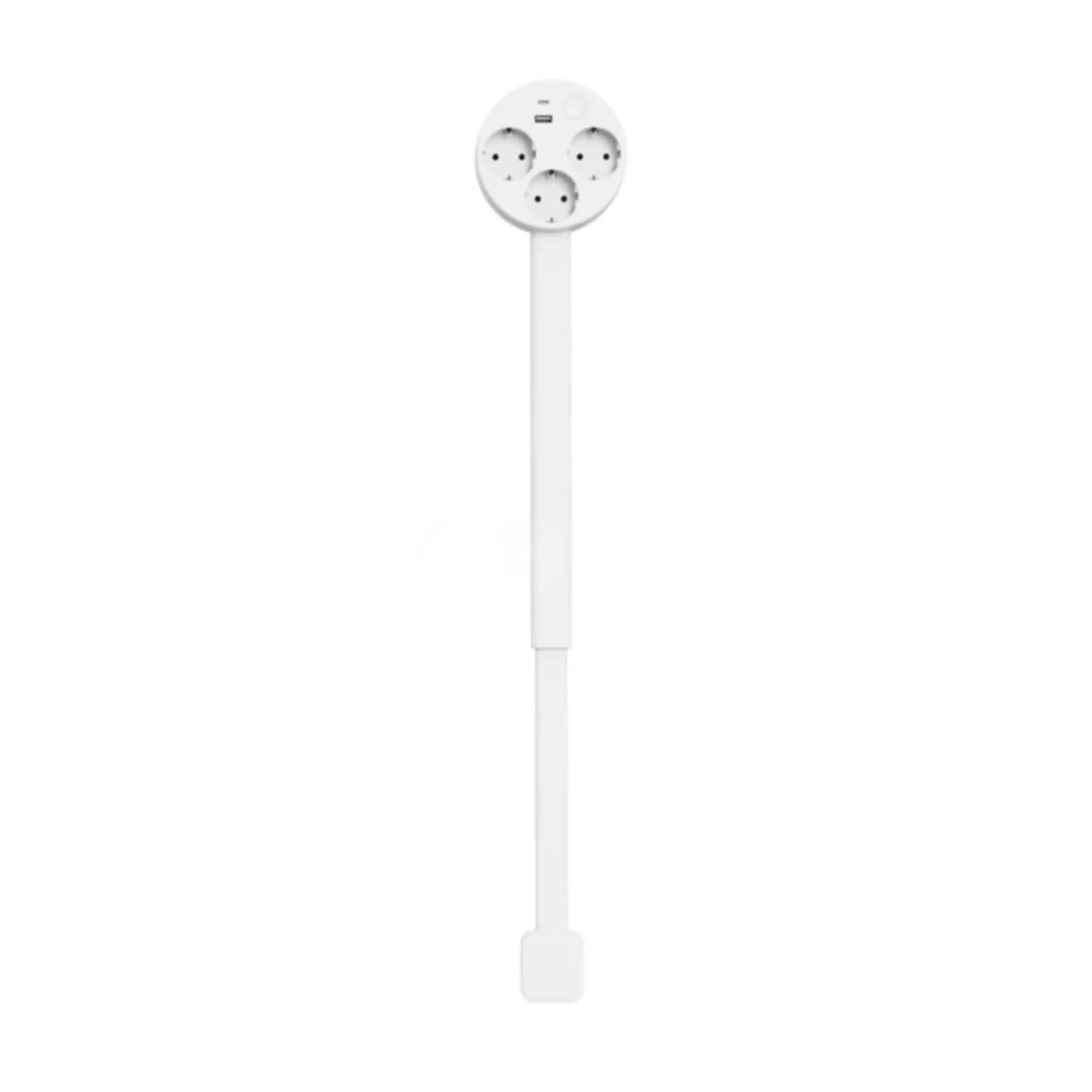 180 degree rotating power outlet extender with USB-A USB-C and 3 AC outlets