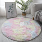 Super soft plush round rug mat fluffy carpet for living room bedroom and home decor