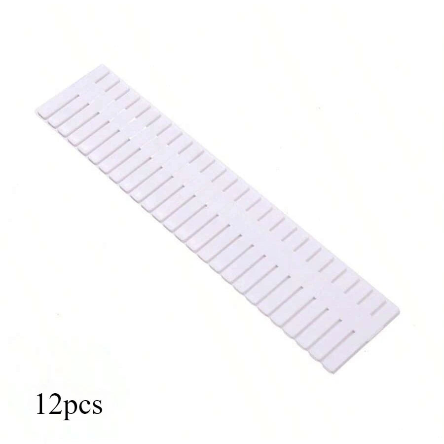 Adjustable plastic drawer organizer dividers reusable PP storage partitions for desk kitchen office drawer organization