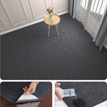 Self adhesive carpet rug for living room kitchen bedroom and home floor decoration