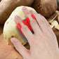 Multifunctional finger peeler set for peeling fruits and vegetables in the kitchen