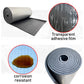 Self-adhesive car soundproof insulation pad for engine hood and door noise reduction