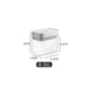 Transparent airtight pasta storage container for spaghetti noodles grains and pantry food storage
