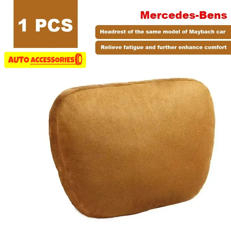 Soft car headrest neck support pillow for comfortable driving