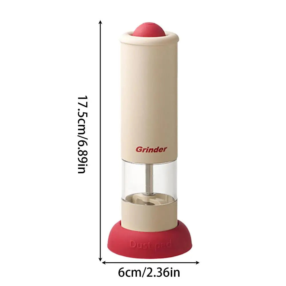 USB rechargeable electric salt and pepper grinder automatic spice mill for kitchen seasoning
