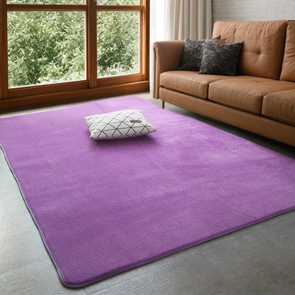 Modern coral velvet non-slip carpet for living room bedroom and home decor