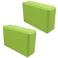 2PCS EVA Yoga Blocks for Pilates, Stretching & Fitness Training