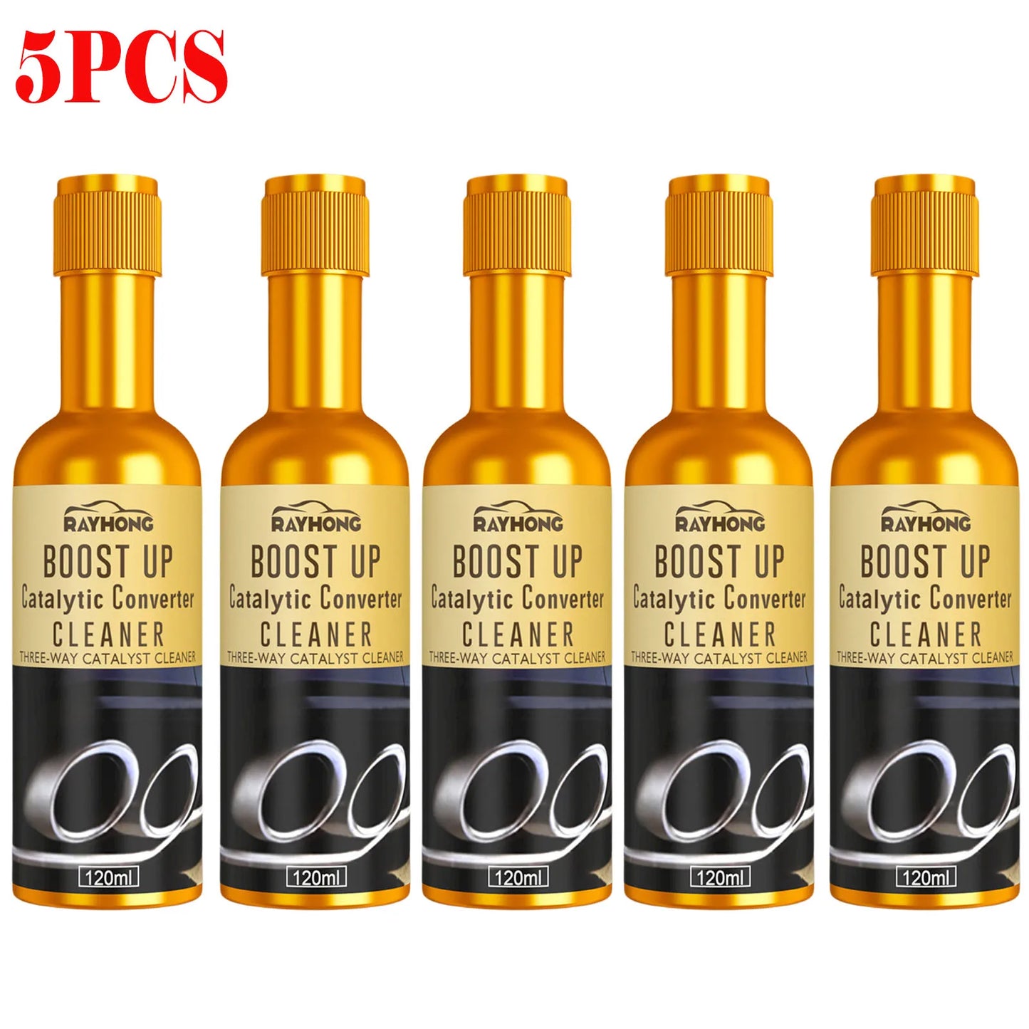 5PCS 120ml car catalytic converter cleaner bottles for fuel system cleaning