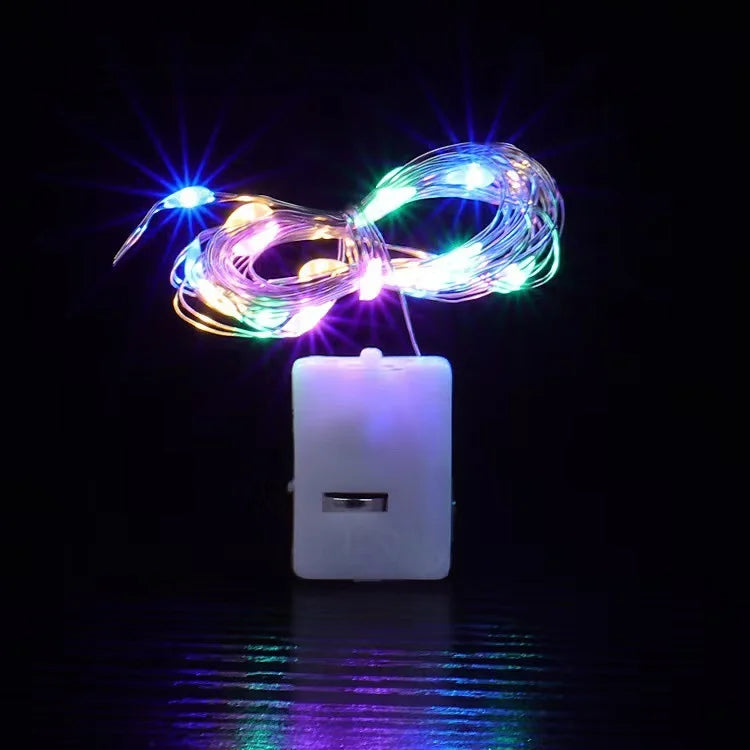 warm white button battery fairy string lights with LED bulbs for bedroom jars wedding party Christmas and home decor