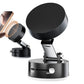 Magnetic suction car phone holder with double sided vacuum cup mount