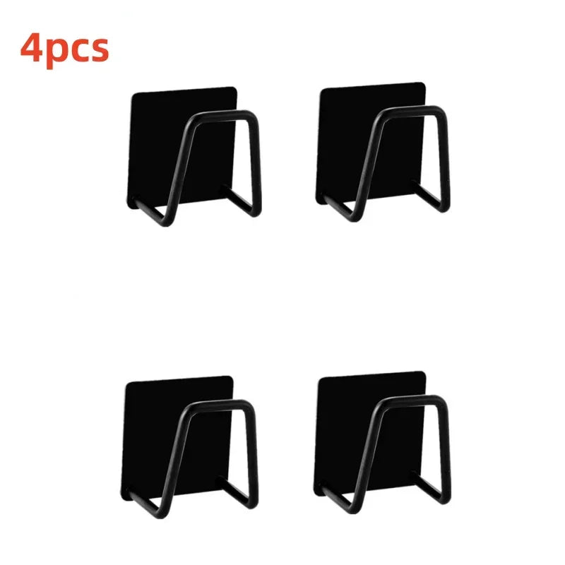 Stainless steel sink sponge holder adhesive drain drying rack for kitchen sponge scrubber and soap storage