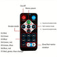 7 color starry sky projector night light with remote control aurora galaxy projection for bedroom and party decoration