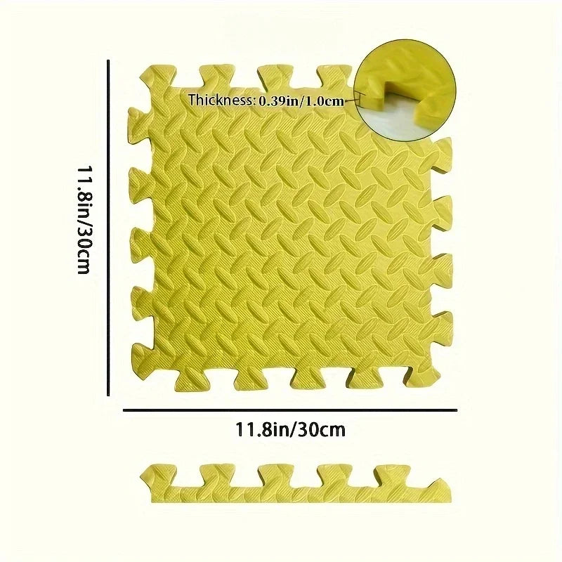 thick baby play mat for kids non-slip waterproof PVC crawling floor tiles