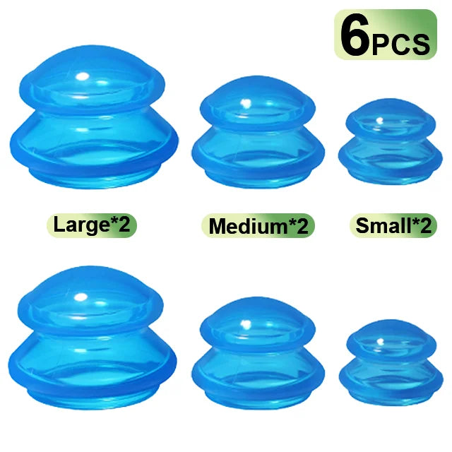 Silicone Cupping Therapy Set for Massage & Body Relaxation