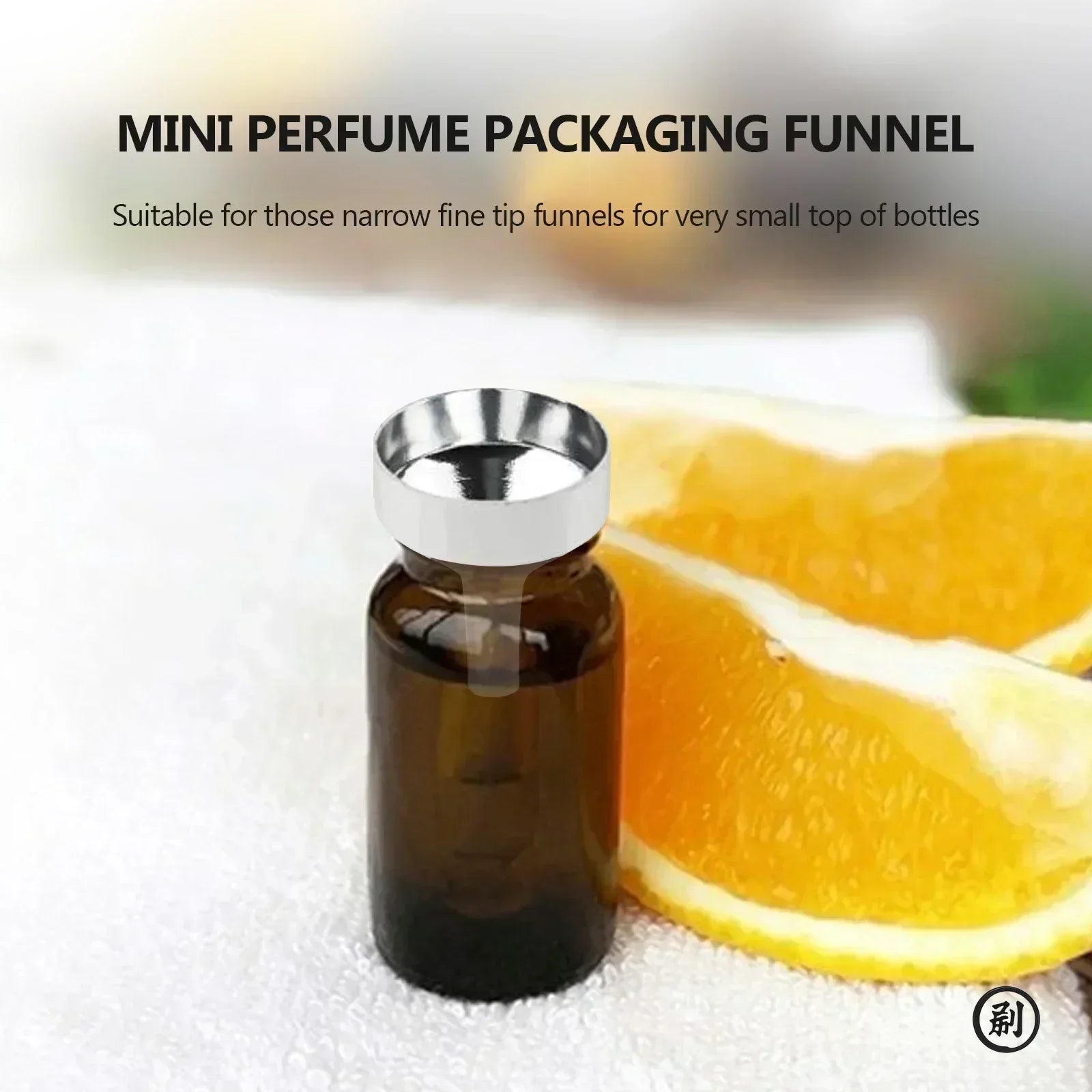 Mini aluminum funnel wide mouth kitchen oil and liquid funnel for small bottles