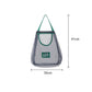 Reusable hanging vegetable storage net bag for fruits onions potatoes garlic and kitchen produce
