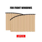 2PCS magnetic car window sunshade curtain for UV protection and privacy