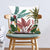 Colorful floral throw pillow case soft polyester cushion cover for sofa chair bed living room bedroom home decor