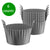 Silicone cupcake molds non-stick reusable heat resistant baking cups for muffins and desserts
