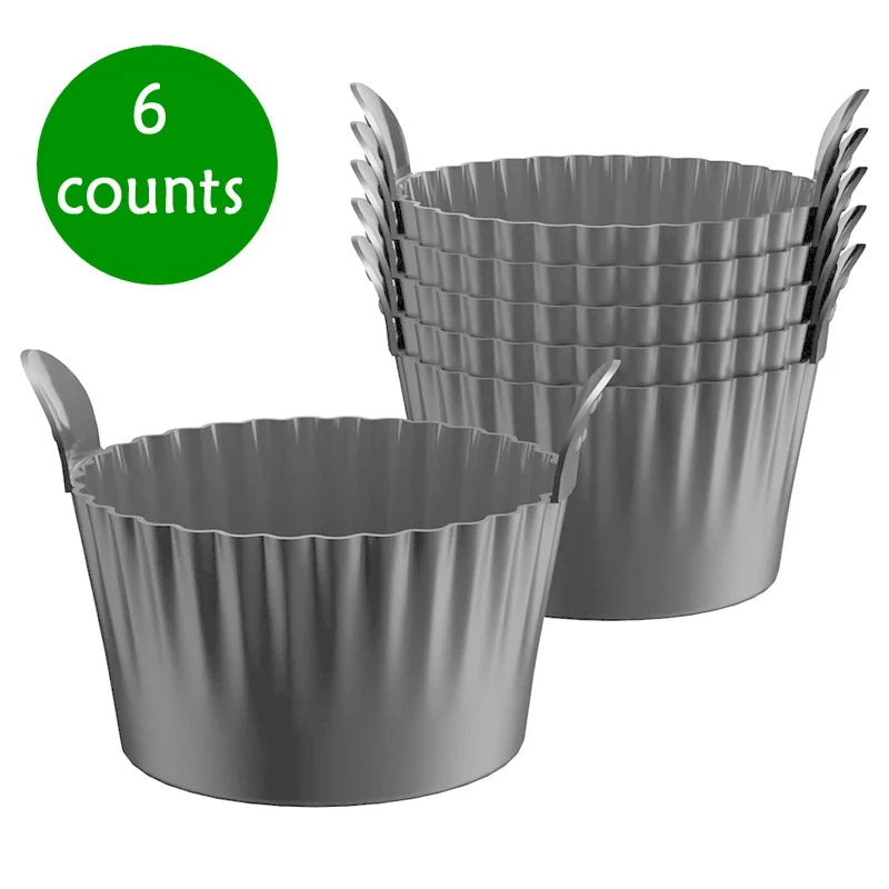 Silicone cupcake molds non-stick reusable heat resistant baking cups for muffins and desserts