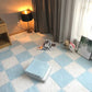 30x30cm plush puzzle foam floor mat square interlocking carpet for living room