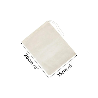 Reusable nylon mesh strainer bags