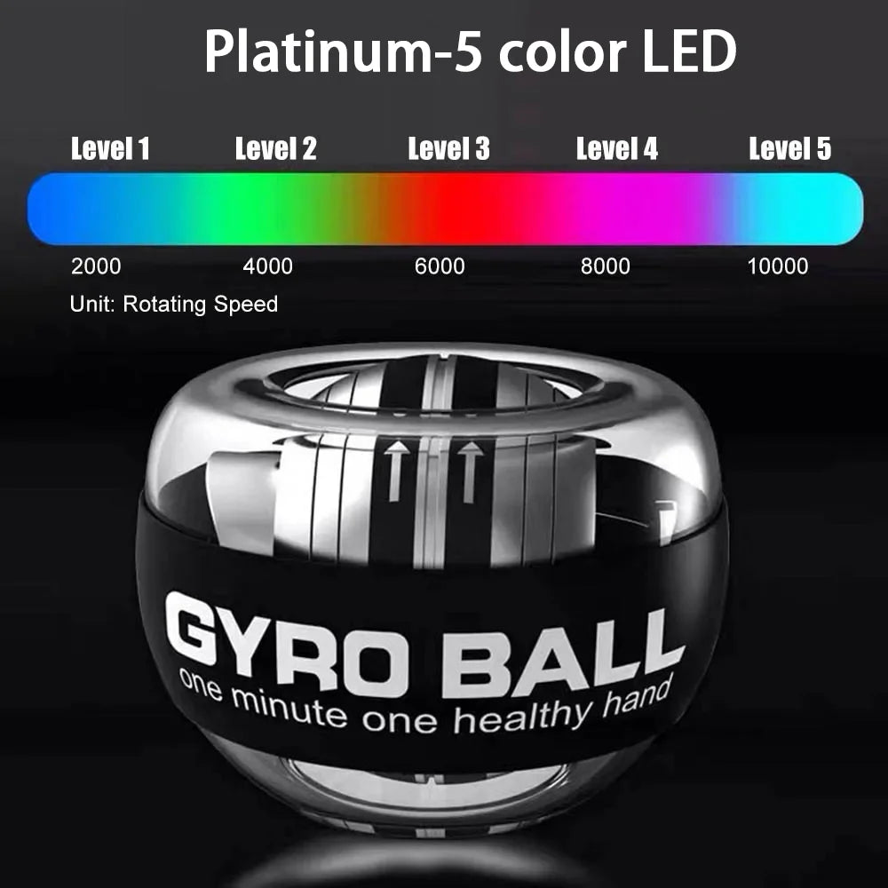 Power Gyro Ball Wrist & Forearm Strengthener Exercise Device