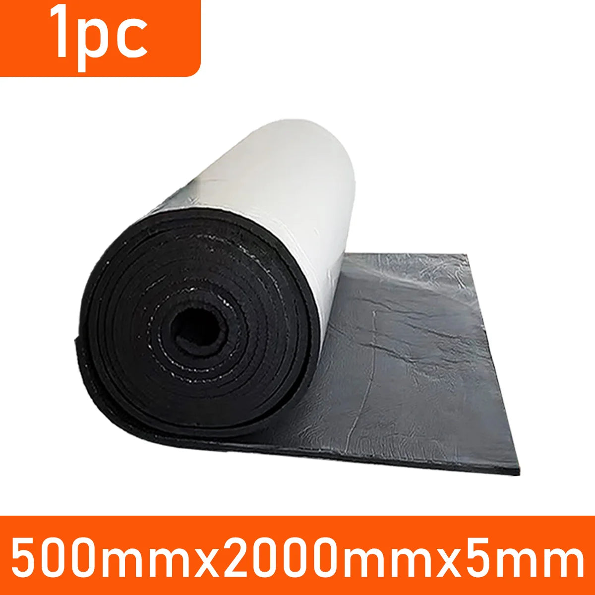 Self-adhesive car soundproof insulation pad for engine hood and door noise reduction