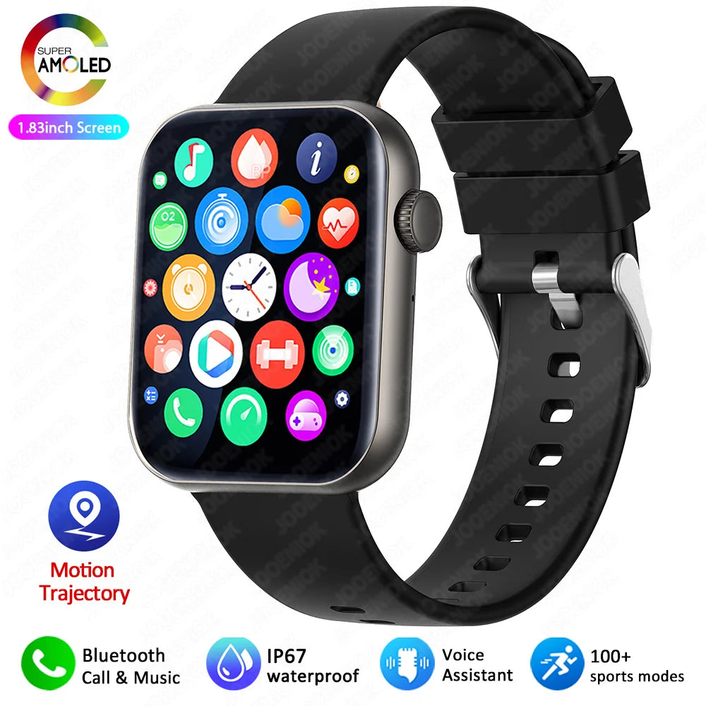 Waterproof Bluetooth Smart Watch with Heart Rate & Fitness Tracker