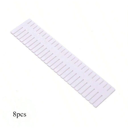Adjustable plastic drawer organizer dividers reusable PP storage partitions for desk kitchen office drawer organization
