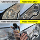 Headlight scratch remover cleaning paste for restoring yellowed oxidized car headlights