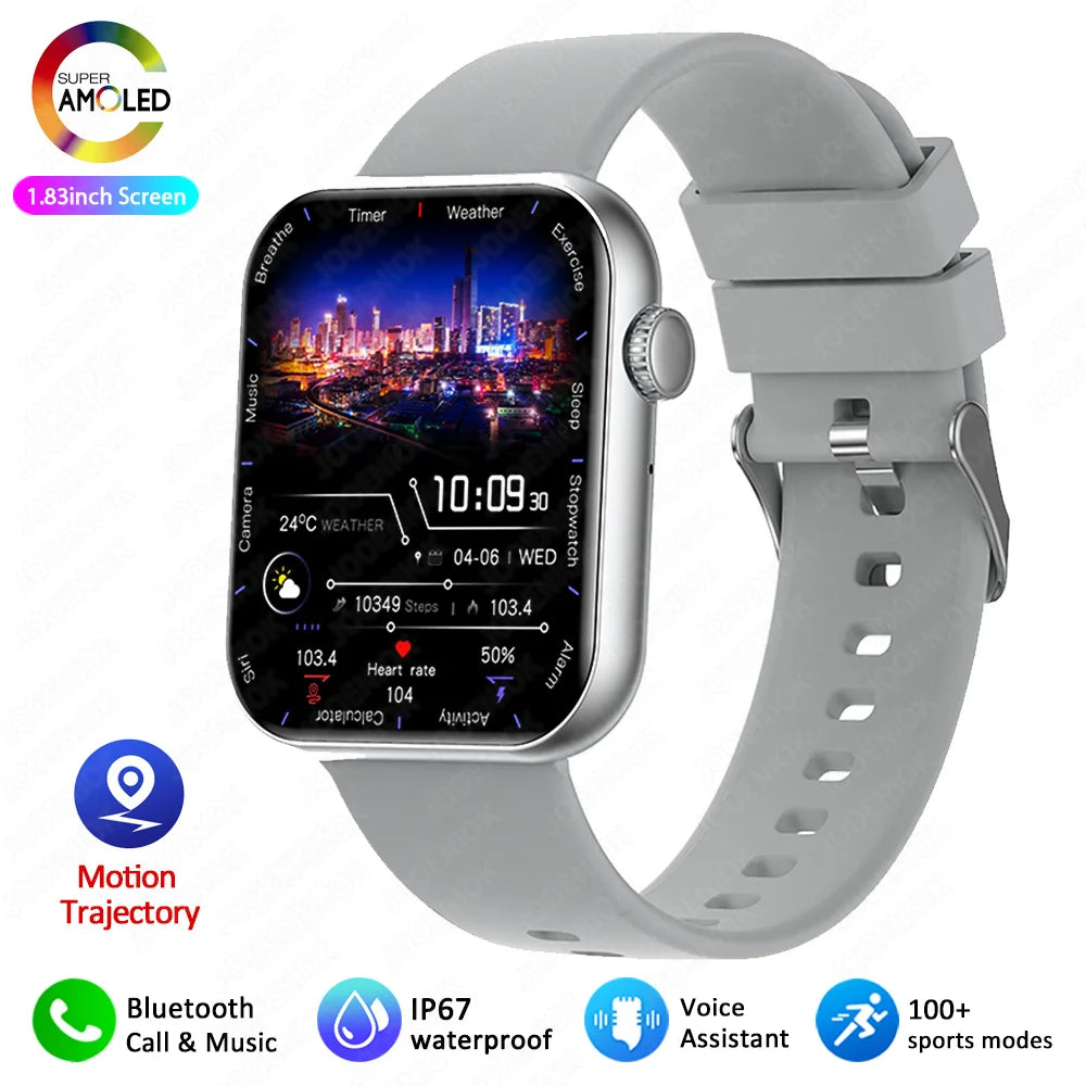 Waterproof Bluetooth Smart Watch with Heart Rate & Fitness Tracker